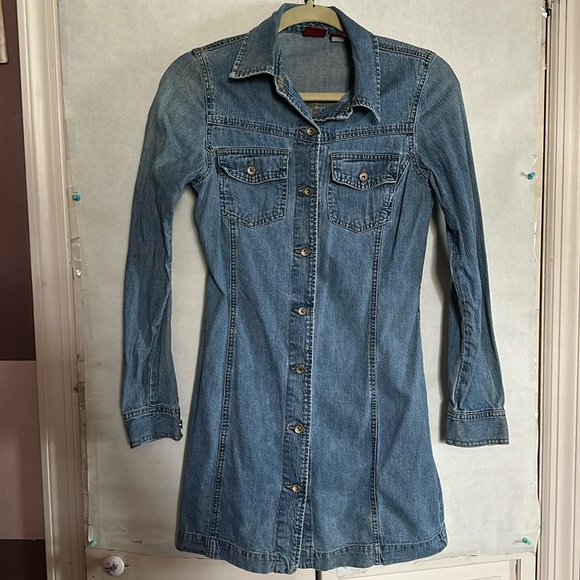 Gapblue Jeans denim mini dress - Picture 1 of 4